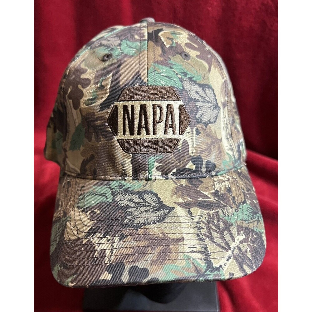 NAPA Camo Signature Series Hat Cap Larry Csonka Strap Back NWOT
